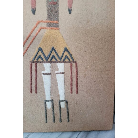 Native American Navajo Sand Painting Ceremonial Healing Yei Bei Chai S Dailey - Picture 5 of 11